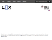 Tablet Screenshot of cix.hr